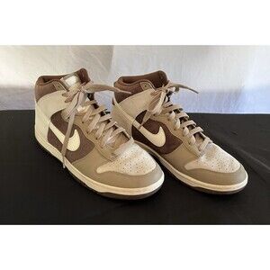 Nike Dunk High Light Chocolate DH5348-100 Men's Size 10